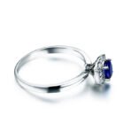 Jewelry 18k Gold Natural Sapphire Women's Ring - Image 2