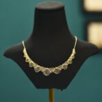Women's Fashion 18k Gold Lace Necklace - Image 3