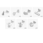 Women's Simple Minimalist Sketch Geometric Earrings - Image 4