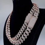 Moissanite Cuban Link Chain Necklaces S925 Silver - Image 2