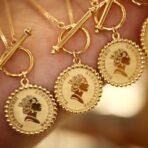 Gold Retro Round Brand Pure Jewelry Necklace - Image 8