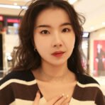 18K Gold Tassel Rainbow Lace Woven Style Wooden Ear Wide Necklace - Image 3