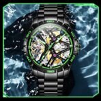 Sports Automatic Men's Mechanical Hollow Waterproof Watch - Image 5