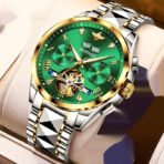 Hollow Automatic Mechanical Tide Waterproof Men's Watch - Image 2