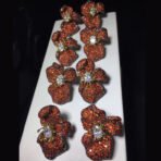 Simple Rose Sterling Silver And Black Gold Plated Earrings - Image 5