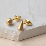 Women's Simple Minimalist Sketch Geometric Earrings - Image 2