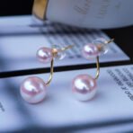 Women's Tiangong Pearl Round Earrings - Image 2