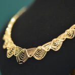 Women's Fashion 18k Gold Lace Necklace - Image 5