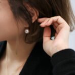 Bright Moonlight Freshwater Pearl Ear Hook - Image 3