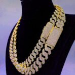 Moissanite Cuban Link Chain Necklaces S925 Silver - Image 5
